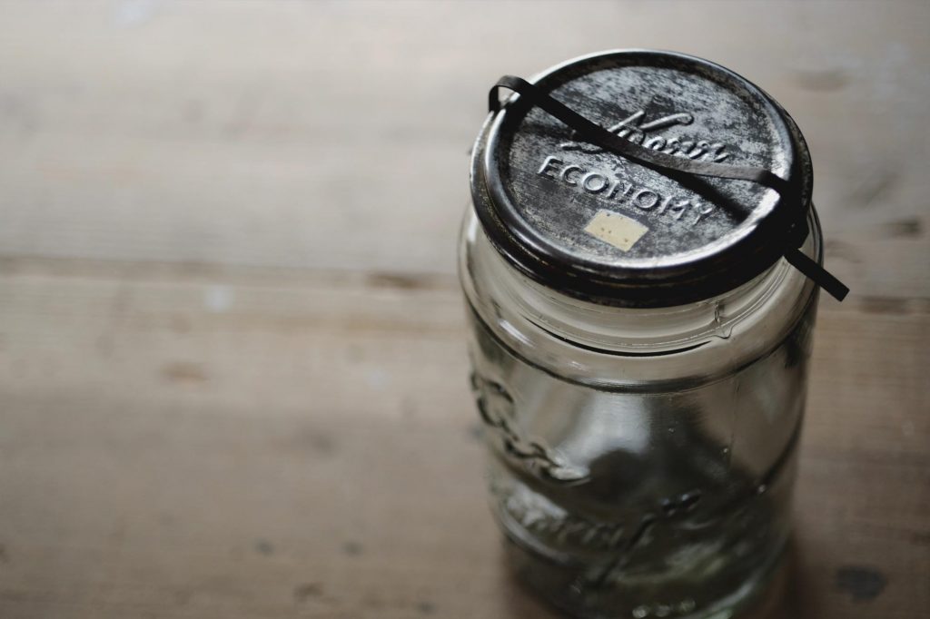  Vintage Kerr 'Economy' Mason Jar