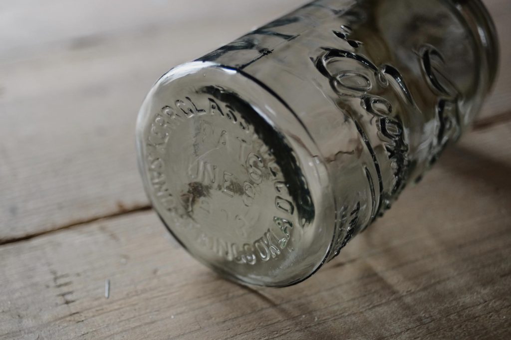  Vintage Kerr 'Economy' Mason Jar