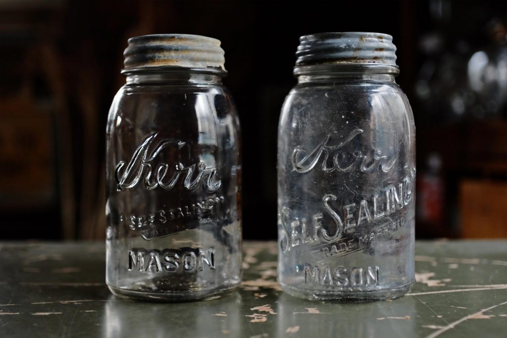 Vintage Kerr Self Sealing Mason Jar