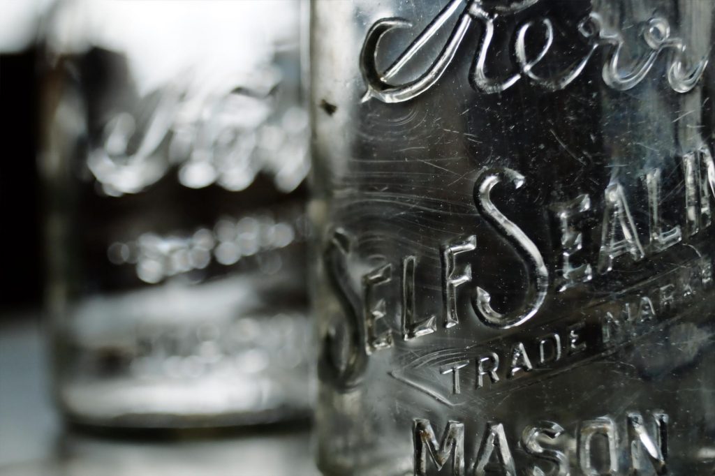 Vintage Kerr Self Sealing Mason Jar