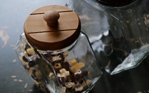 Glass Cookie Jar