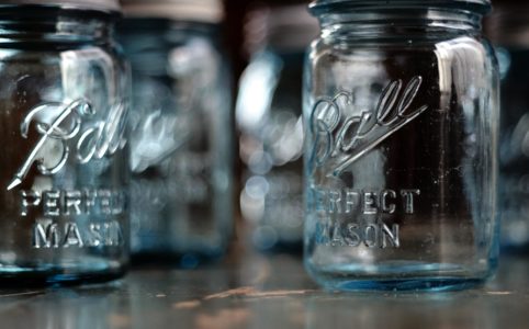 Ball Perfect Mason Blue Jar