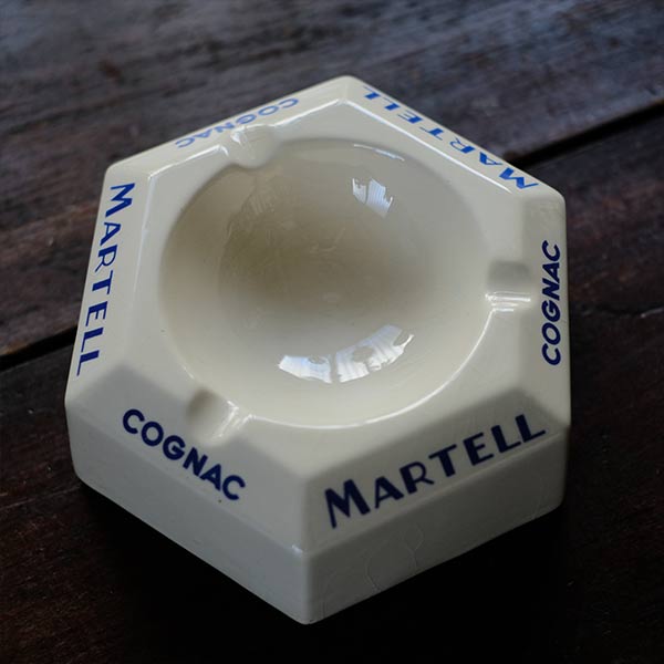 Martell（マーテル）Cognac 陶器の灰皿