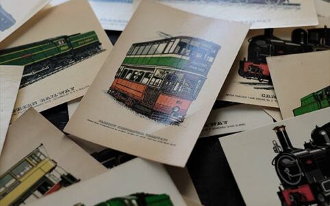 鉄道のポストカード