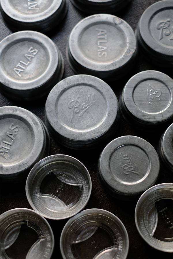 メイソンジャーの蓋いろいろ