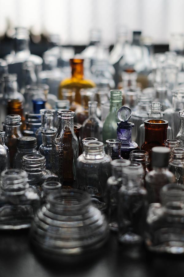 フランスの薬瓶やインク瓶