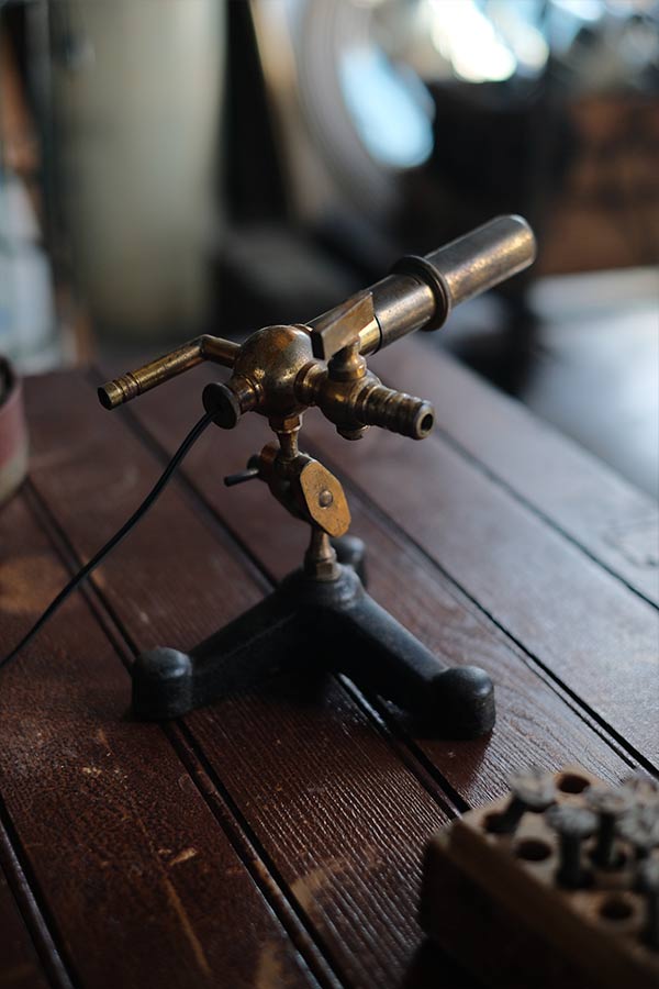 ガスバーナーのランプ