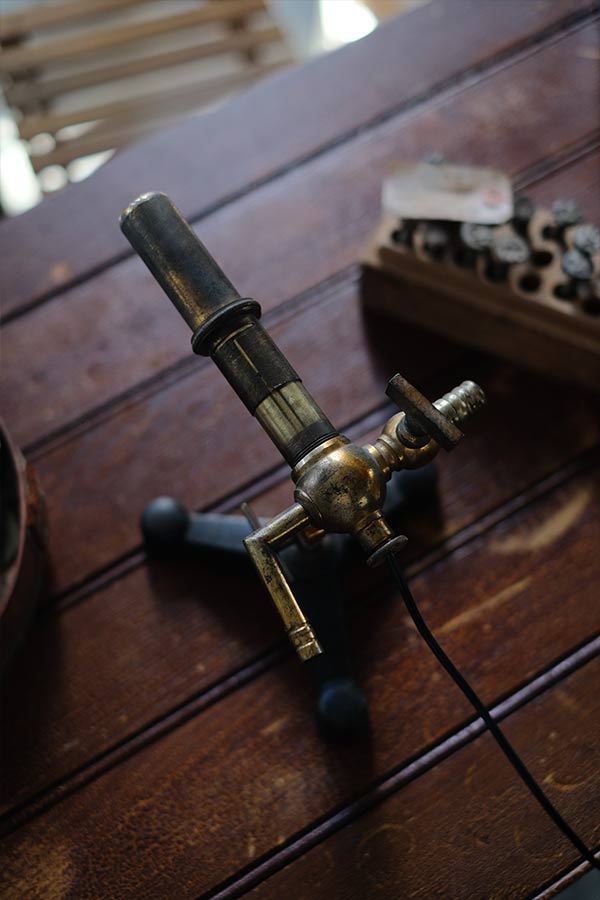 ガスバーナーのランプ