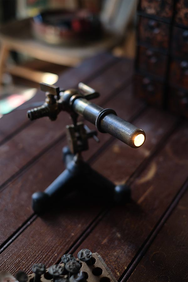 ガスバーナーのランプ