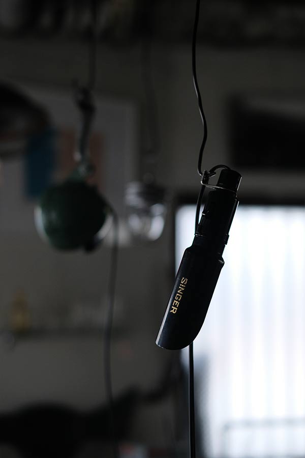 吊り下げても使える小さなライト