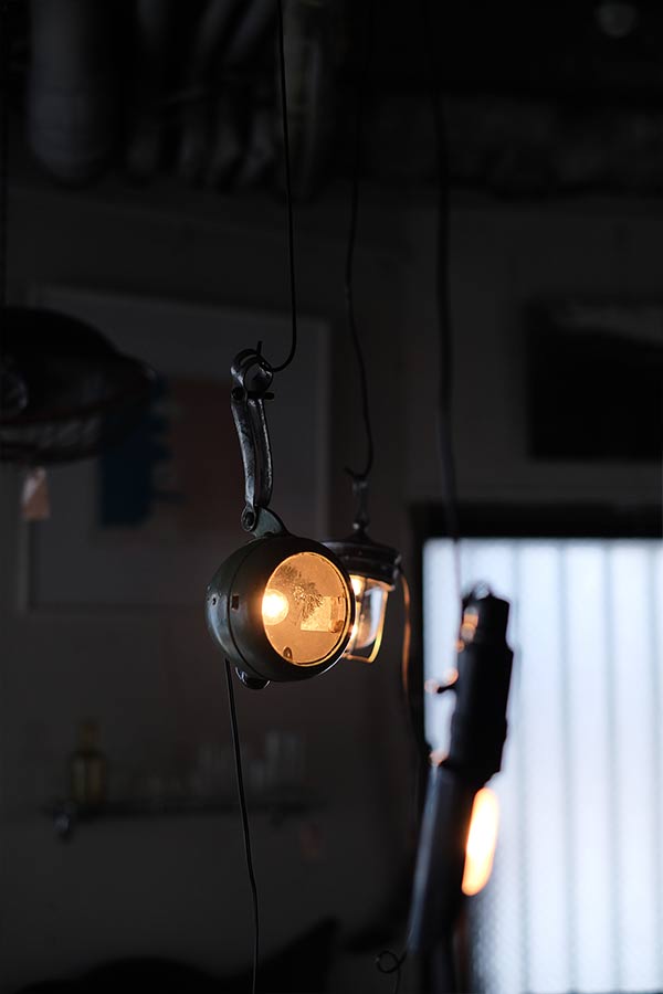 吊り下げても使える小さなライト