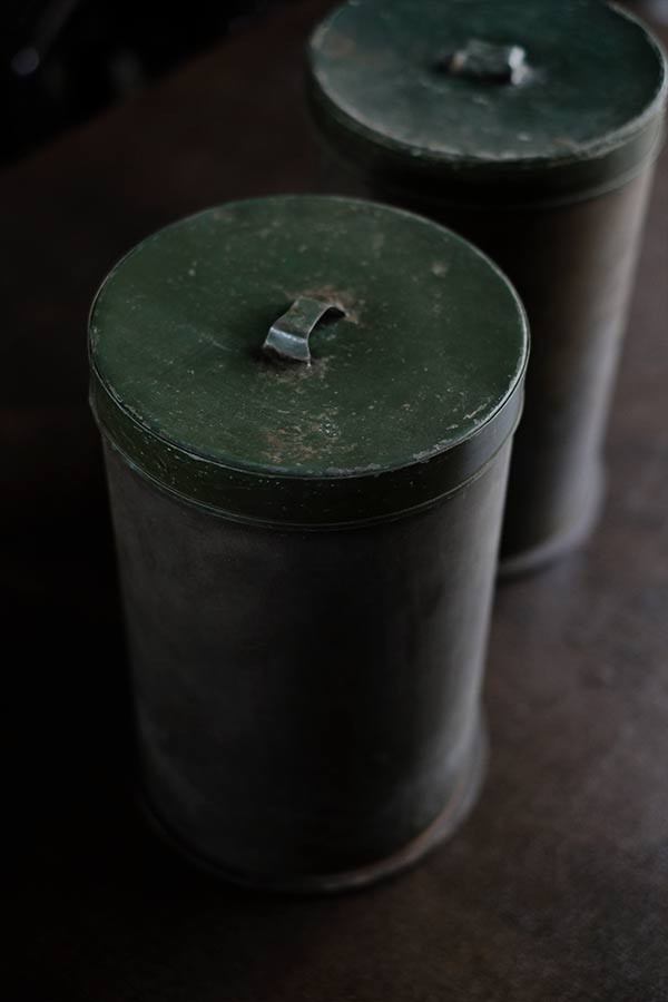 真鍮製キャニスター