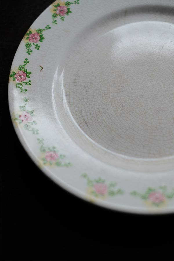 BEST IRONSTONE（日本硬質陶器）デザート皿 φ21cm
